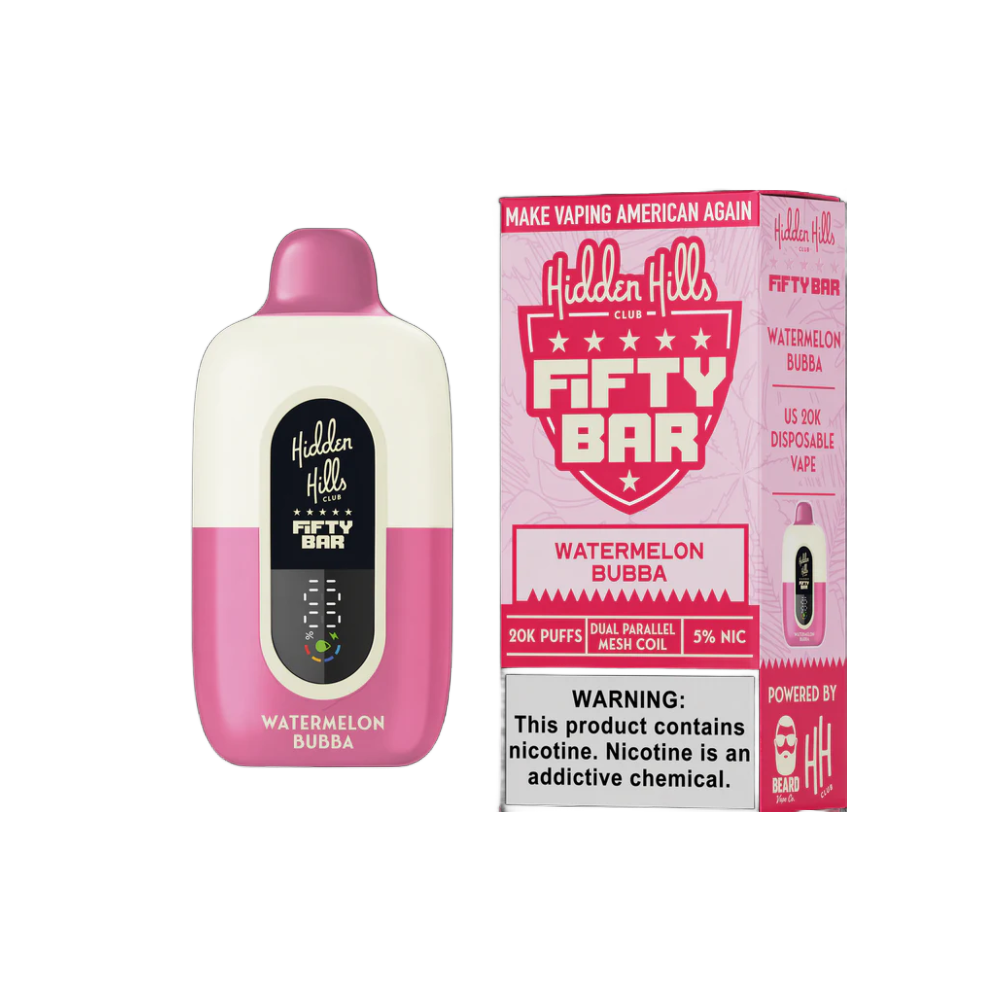 hidden hills 50 bar vape Fifty 20K Disposable Version:Standard Edition What Is the Best Flavor_Raspberry