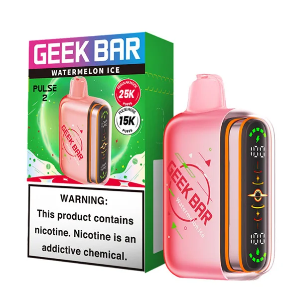 geek bar pulse watermelon ice 2 Disposable Hubba Edt Geek Bar Ice Prince e-hookah Flavor:Citrus Smash Ice
